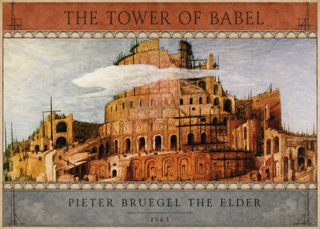 Pieter Bruegel The Tower of Babel XI No3 - Poszter