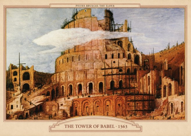 Pieter Bruegel The Tower of Babel XI No5 - Poszter