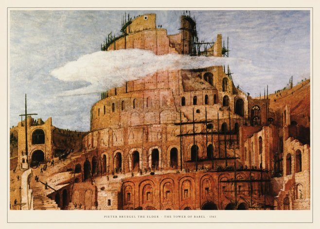 Pieter Bruegel The Tower of Babel XI No6 - Poszter