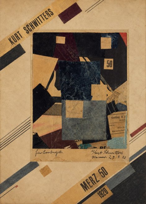 Kurt Schwitters Merz 50 No4 - Poszter