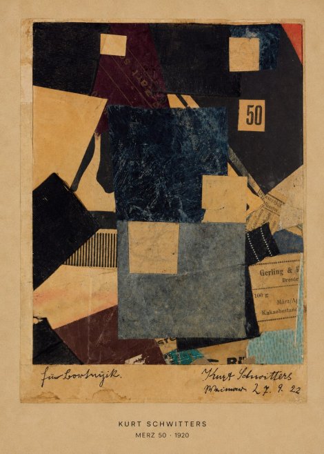 Kurt Schwitters Merz 50 No6 - Poszter