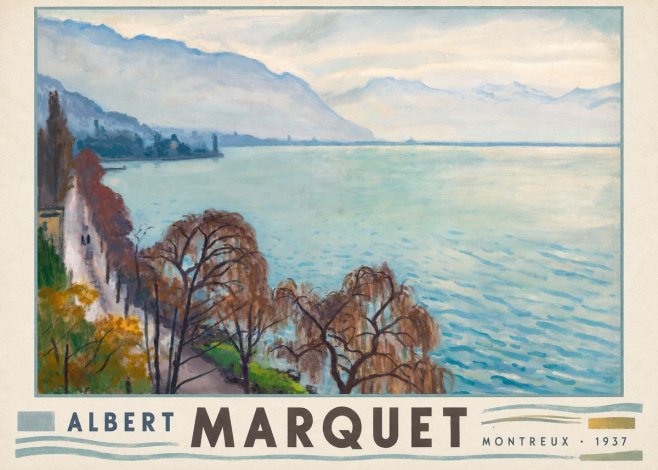 Albert Marquet Montreux No3 - Poszter