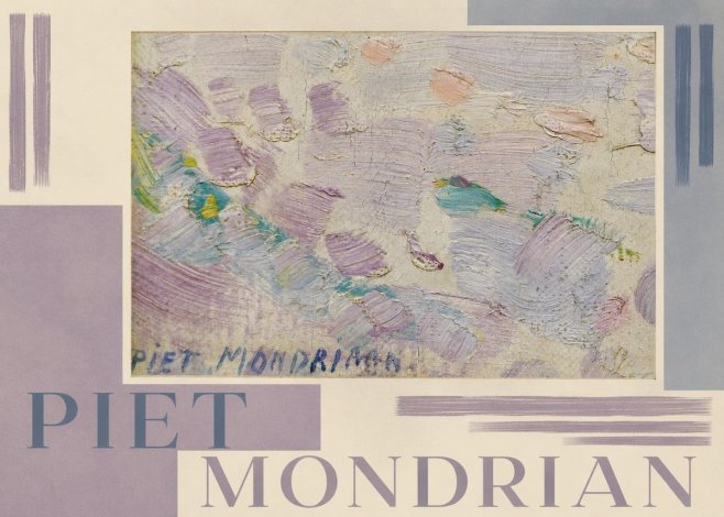 Piet Mondrian Abstract Composition No6 - Poszter