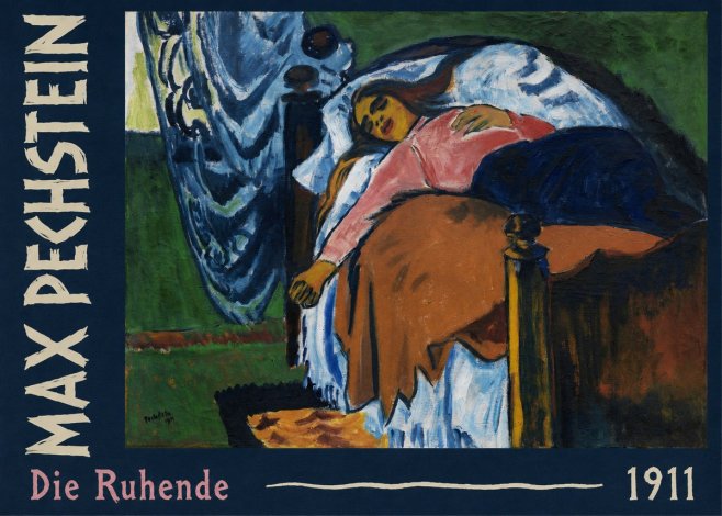 Max Pechstein Die Ruhende No2 - Poszter