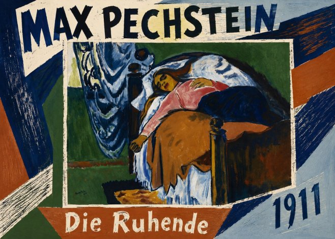 Max Pechstein Die Ruhende No5 - Poszter