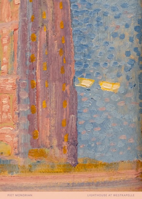 Piet Mondrian Lighthouse at Westkapelle No5 - Poszter