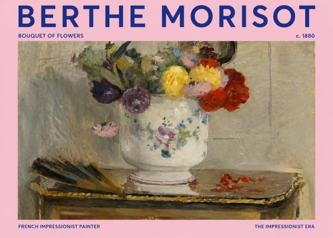 Berthe Morisot Bouquet of Flowers No2 - Poszter