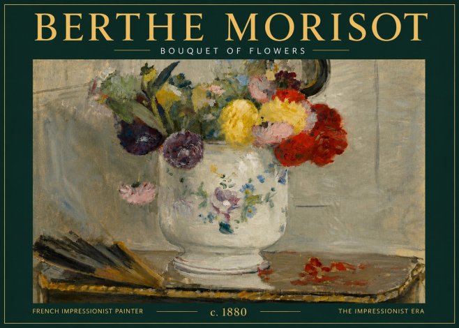 Berthe Morisot Bouquet of Flowers No6 - Poszter