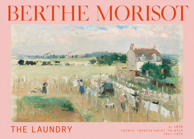 Berthe Morisot The Laundry No3 - Poszter