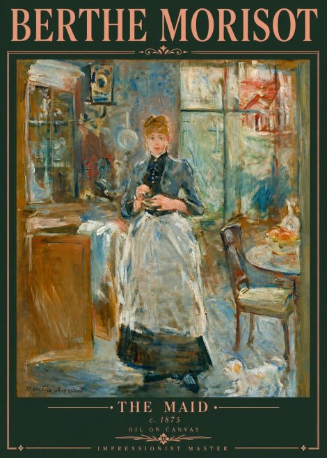 Berthe Morisot The Maid No5 - Poszter
