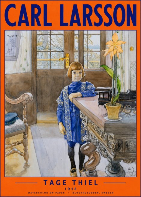 Carl Larsson The Artist's Son, Tage Thiel No6 - Poszter