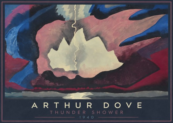 Arthur Dove Thunder Shower No1 - Poszter