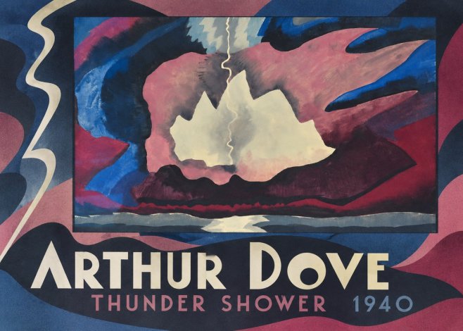 Arthur Dove Thunder Shower No2 - Poszter