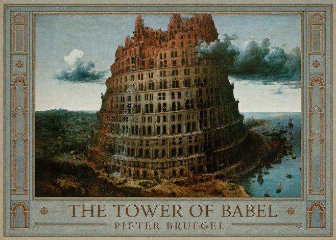 Pieter Bruegel The Tower of Babel XII No1 - Poszter