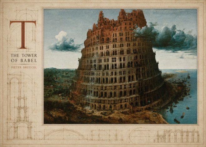 Pieter Bruegel The Tower of Babel XII No4 - Poszter