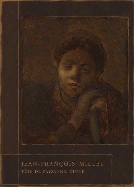 Jean-François Millet Tête De Paysanne, Étude No3 - Poszter