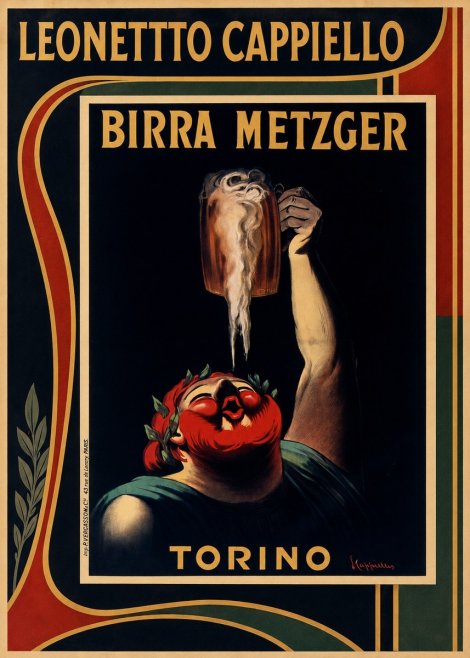 Leonetto Cappiello Birra Metzger No1 - Poszter