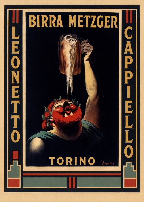 Leonetto Cappiello Birra Metzger No2 - Poszter