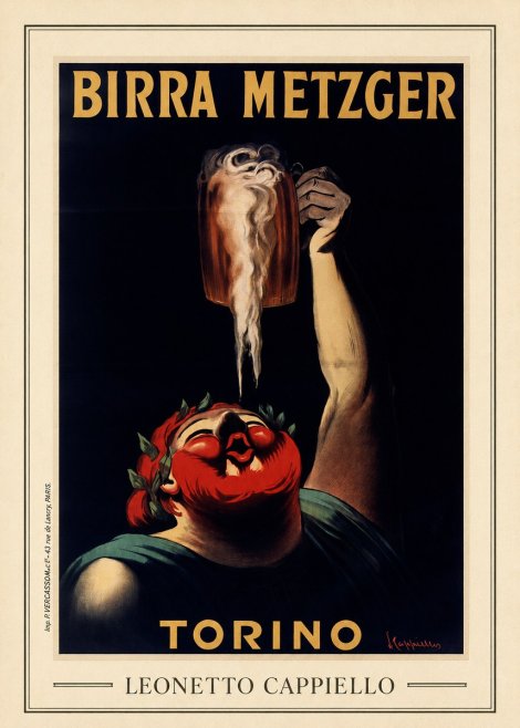 Leonetto Cappiello Birra Metzger No3 - Poszter
