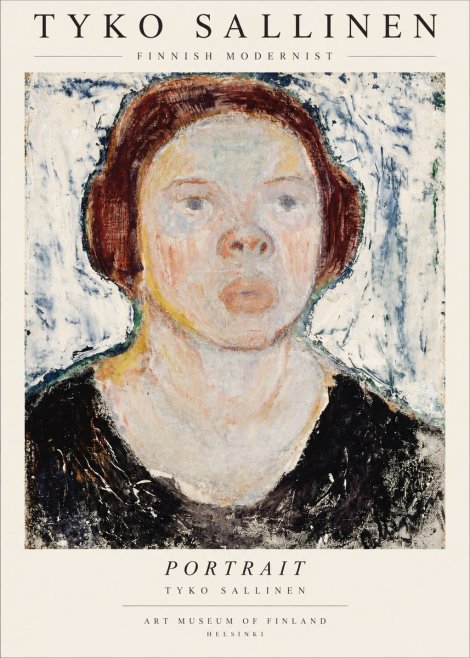 Tyko Sallinen Portrait I No1 - Poszter