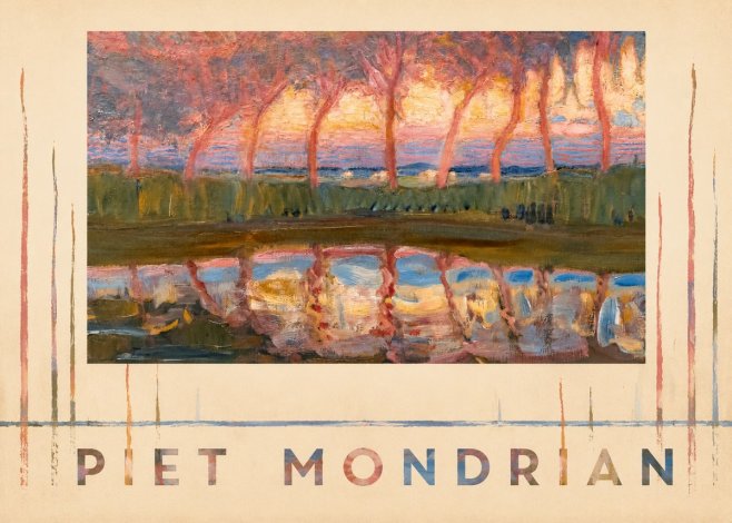 Piet Mondrian Willows No5 - Poszter