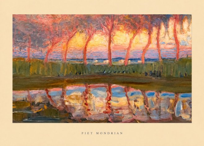 Piet Mondrian Willows No6 - Poszter