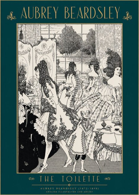 Aubrey Beardsley The Toilette No2 - Poszter