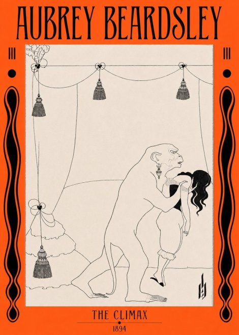 Aubrey Beardsley The Climax No2 - Poszter