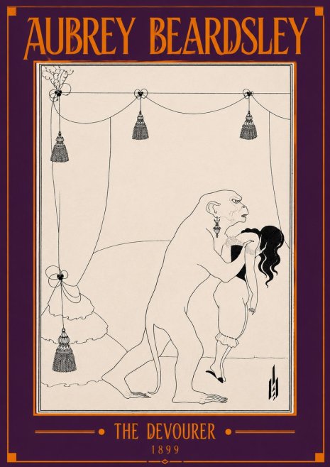 Aubrey Beardsley The Climax No4 - Poszter