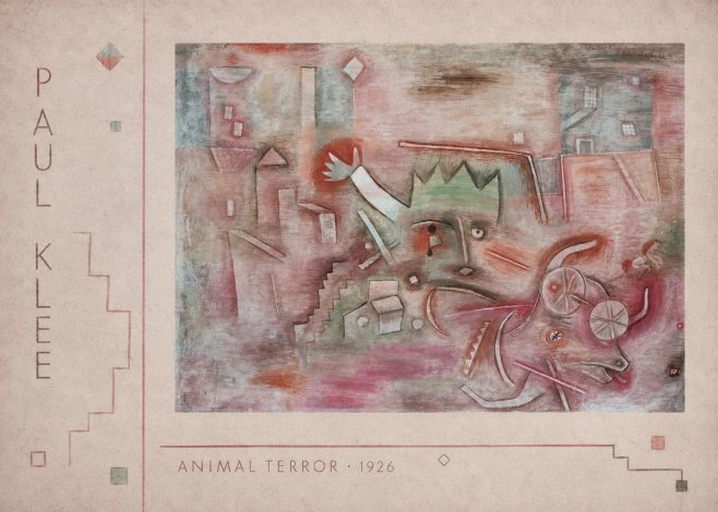 Paul Klee Animal Terror No2 - Poszter