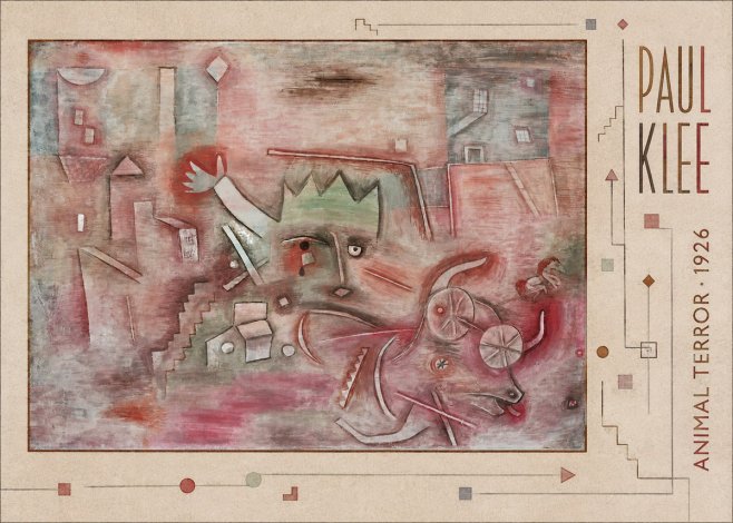Paul Klee Animal Terror No3 - Poszter