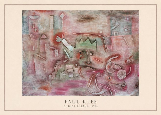 Paul Klee Animal Terror No4 - Poszter