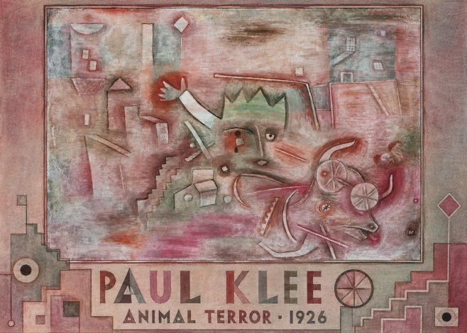 Paul Klee Animal Terror No6 - Poszter
