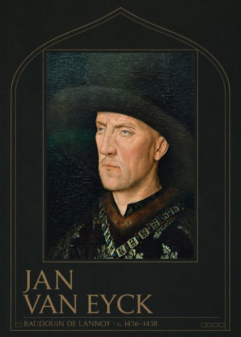 Jan van Eyck Baudouin De Lannoy No6 - Poszter