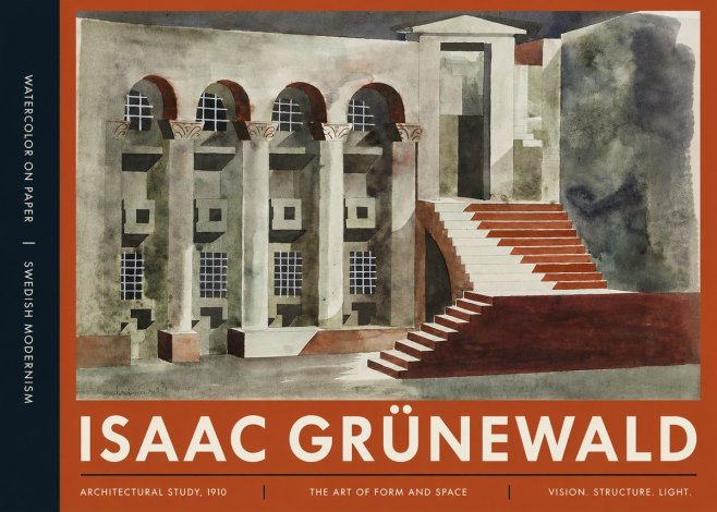 Isaac Grünewald Architectural Study, 1910 No4 - Poszter