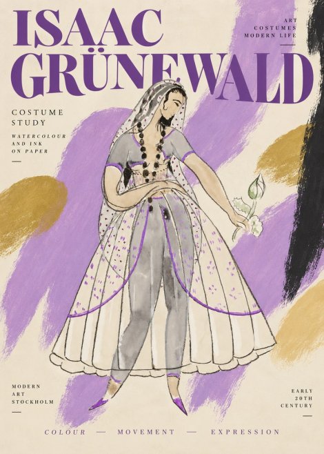Isaac Grünewald Costume Study IV No2 - Poszter