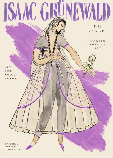 Isaac Grünewald Costume Study IV No4 - Poszter