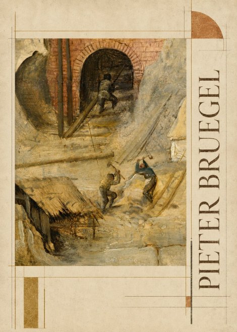 Pieter Bruegel The Miners No4 - Poszter