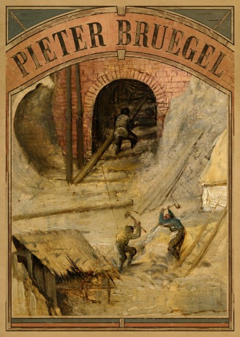 Pieter Bruegel The Miners No6 - Poszter