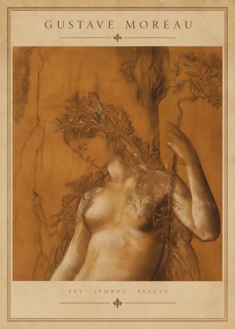 Gustave Moreau Daphne No4 - Poszter