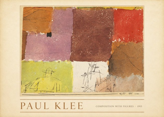 Paul Klee Composition with Figures I No1 - Poszter