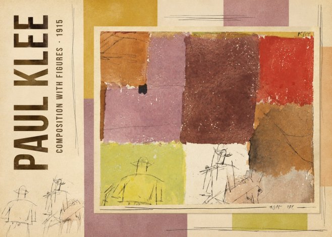 Paul Klee Composition with Figures I No3 - Poszter