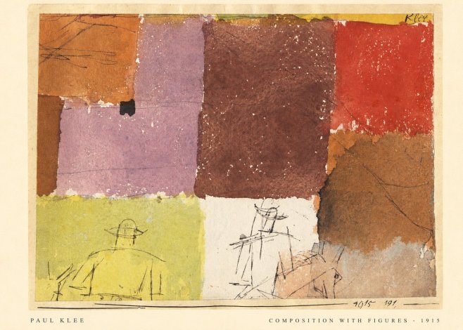 Paul Klee Composition with Figures I No5 - Poszter