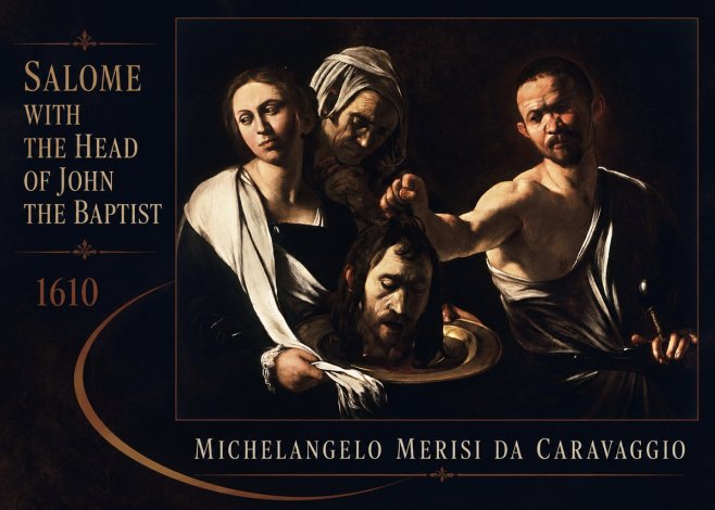 Michelangelo Merisi da Caravaggio Salome with the Head of John the Baptist No2 - Poszter