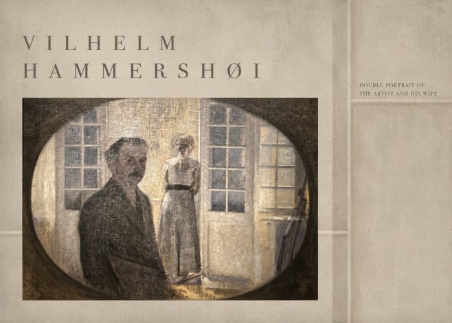 Vilhelm Hammershøi Double Portrait of the Artist and His Wife No4 - Poszter