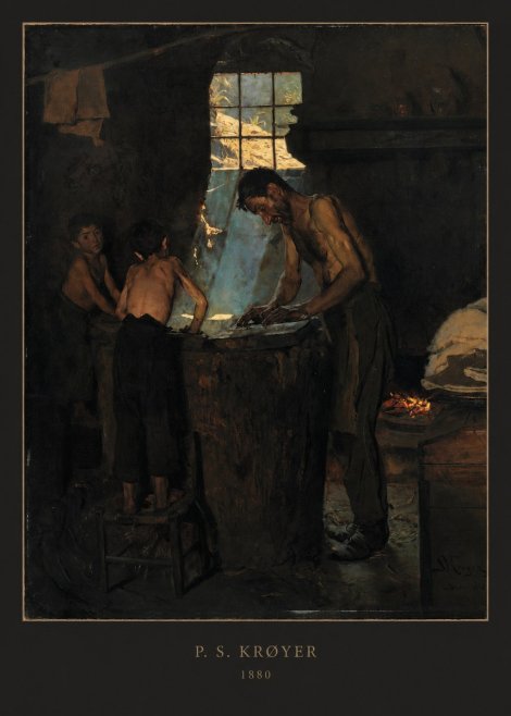 P.S. Krøyer A Forge No4 - Poszter