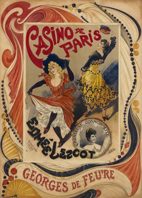 Georges de Feure Edmée Lescot No5 - Poszter