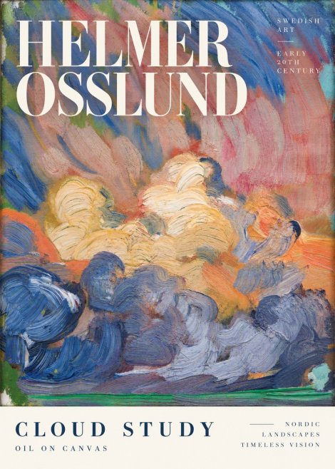 Helmer Osslund Sunset Clouds No4 - Poszter