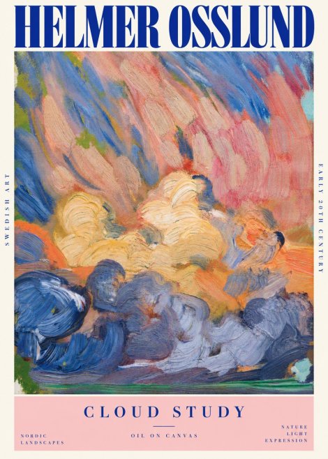 Helmer Osslund Sunset Clouds No5 - Poszter