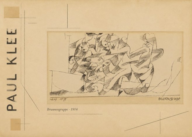 Paul Klee Brunnengruppe No3 - Poszter